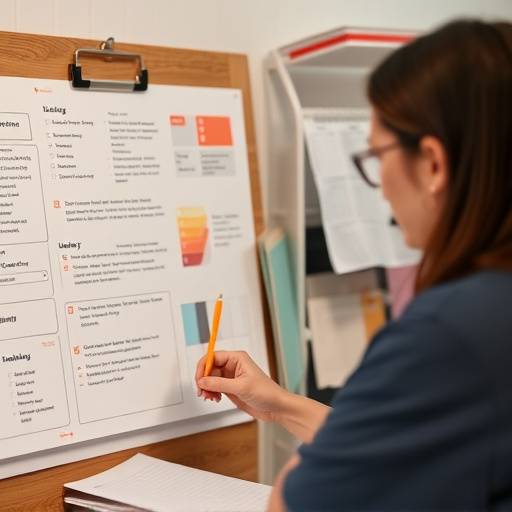 Image showing a person organizing their tasks using a planner